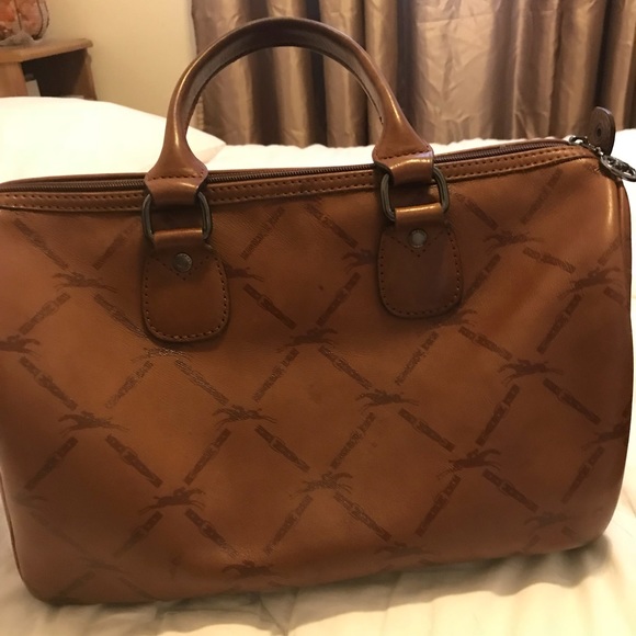 Longchamp Leather bag with matching wallet - Picture 4 of 6